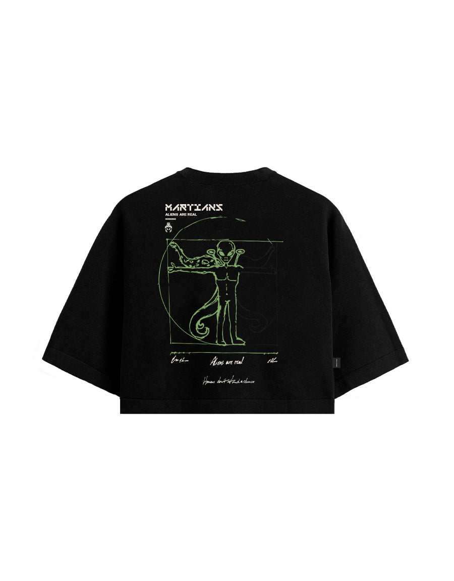 Cropped "VITRUVIAN ALIEN"