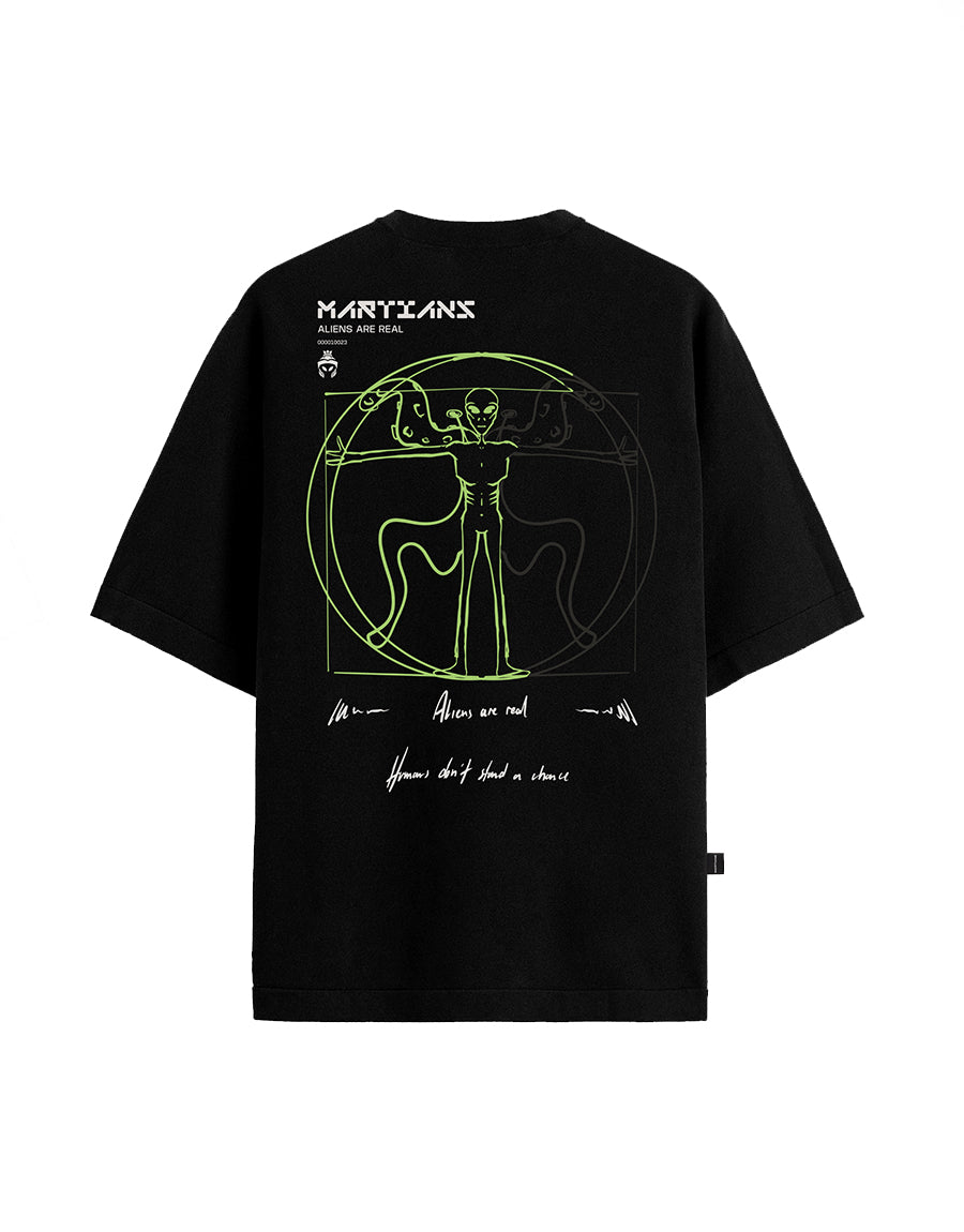 Camiseta Oversized "VITRUVIAN ALIEN"