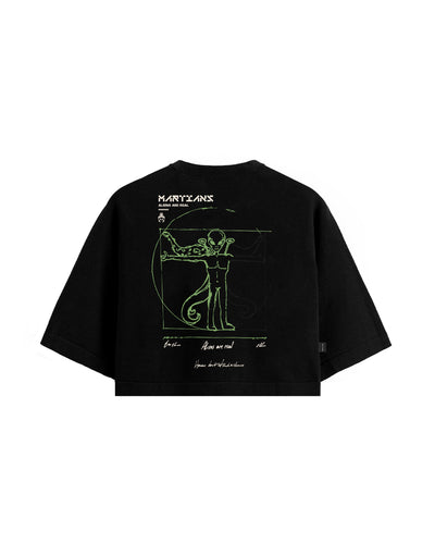Cropped "VITRUVIAN ALIEN"